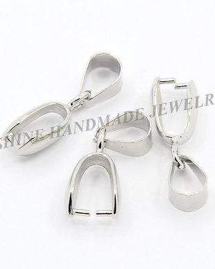 Agatatoare de pandantiv, platinum, 15x5x3.5~3.8mm
