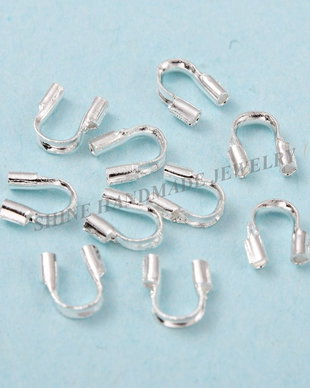 Wire Guardian argintiu, 4.5x4x1mm