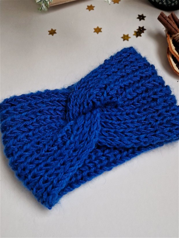 Bentiță tricotata Ultramarine Blue