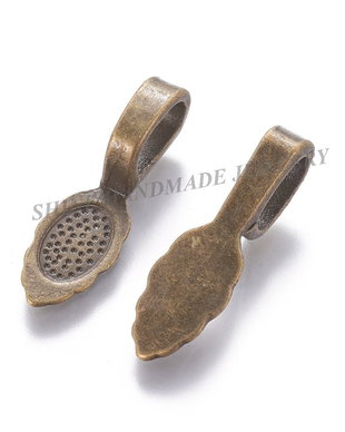 Agatatoare de pandantiv, bronz, 26x8x7mm
