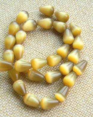 Margele "ochi de pisica" 11x8 mm