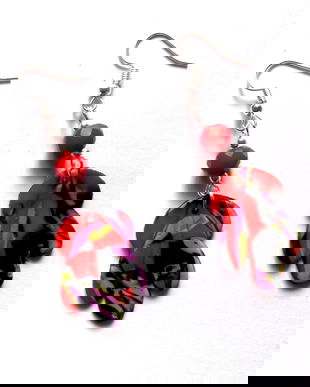 cercei fimo cu cristale 44310