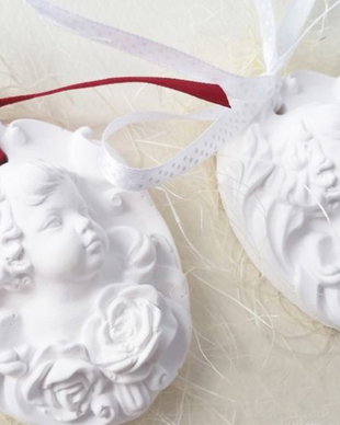 Set medalioane cu ingerasi・Decoratiuni Craciun・Decor evenimente festive・Decoratiune brad de craciun