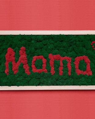 Tablou cu licheni Mama