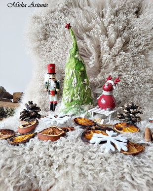 Bradut impaslit,  decorativ pentru Craciun