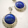 Cercei vintage lapis lazuli