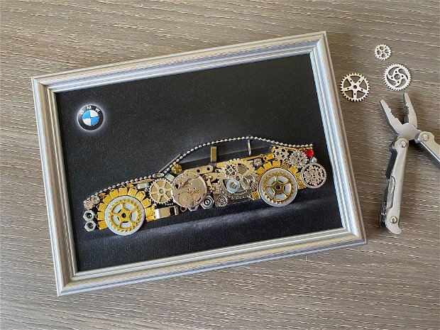 BMW Cod M 575・Decoratiune birou・Decor Vintage・Bijuterii steampunk・Cadouri Barbati