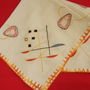 Napron broderie  abstract