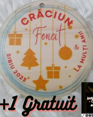 Față-verso Personalizat-Decorațiuni 5+1 GRATUIT
