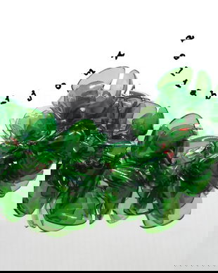 Colier statement handmade unicat - PET-uri (plastic) reciclate - flori (cod917)