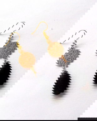 cercei howlite negru 44611