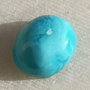 Cabochon turcoaz NATURAL provenienta IRAN (lucrat manual) aprox 4.4x7x9 mm