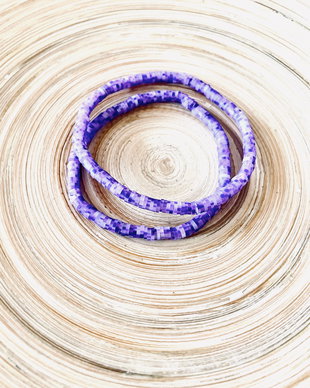 Brățări Heishi Purple