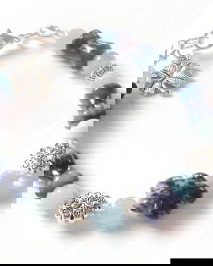 Bratara sodalit si acvamarin