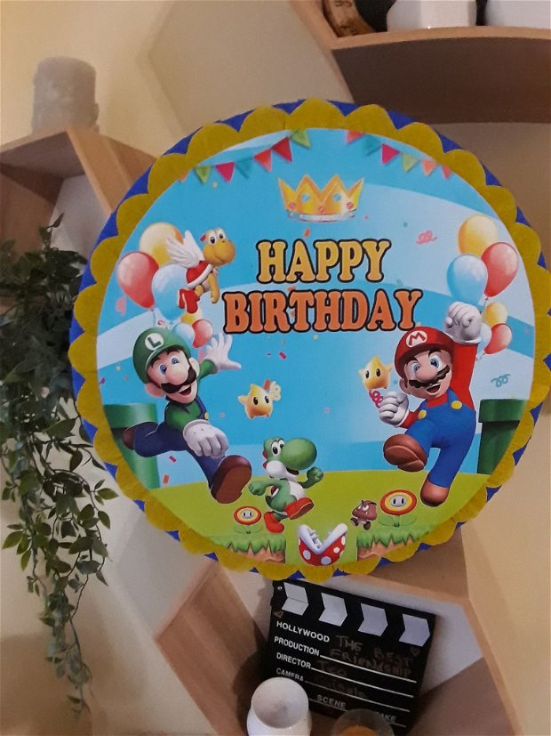 Piñata piniata Mario și Luigi