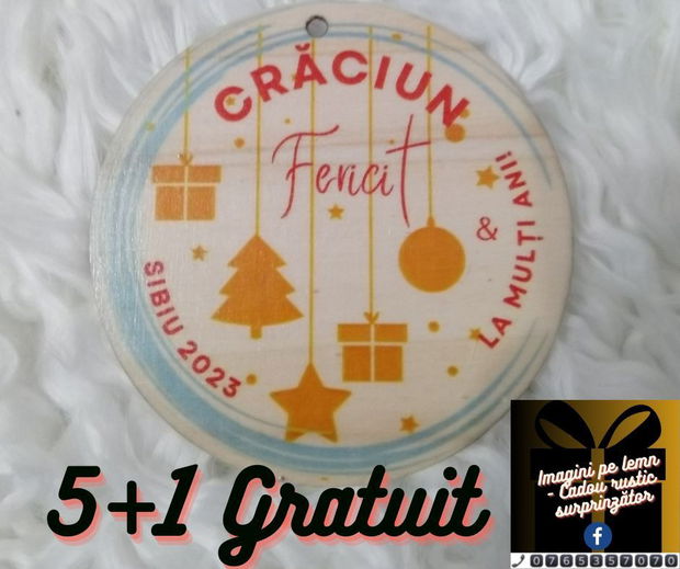 Personalizează-ți bradul de Crăciun 5+1 GRATUIT