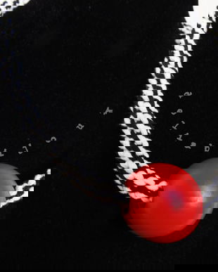 Colier statement handmade unicat - textil impletit -Kumihimo (cod878)