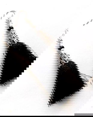 cercei ciucuri matase si cristale 44634