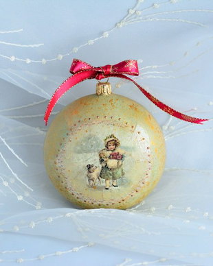Glob medalion, vintage, unicat,10cm