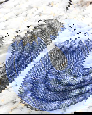 Colier handmade statement unicat - contemporan- perle (cod921)