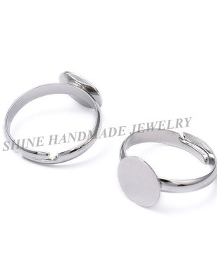 Baza inel reglabila, platinum, 10mm