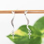 Baza cercei, argint 925 si cubic zirconia (1)