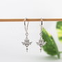Baza cercei, argint 925 si cubic zirconia (1)