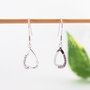 Baza cercei, argint 925 si cubic zirconia (1per)