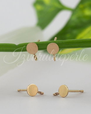 Baza cercei gold filled 14K