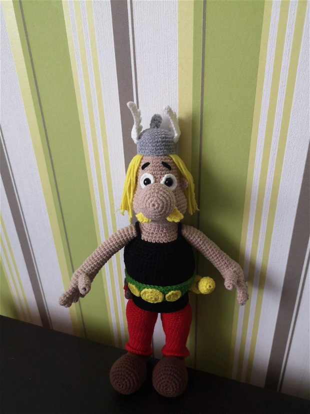 Jucărie croşetată - Asterix & Obelix