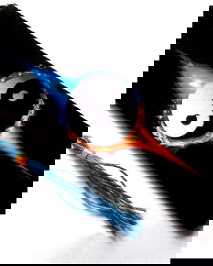 semn de carte cu Yin Yang 44511