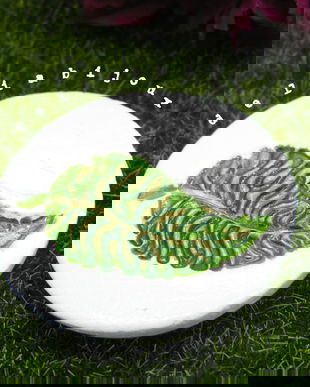 Brosa statement handmade unicat - Martisor (cod927)