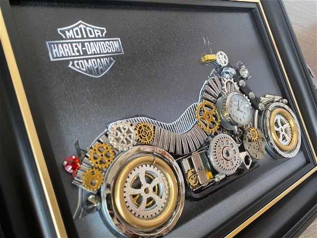 Harley Davidson Cod M 594・Cadouri pentru pasionații de tehnologie・Cadouri unicat pentru el・Cadouri pentru cupluri