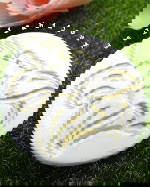 Brosa statement handmade unicat - Martisor (cod928)