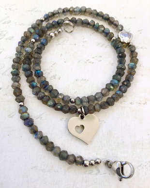 Colier CHOKER Labradorit