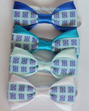 Mini papion cu model geometric