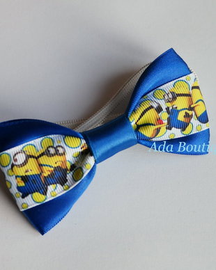 Mini papion copii Minions cu buline
