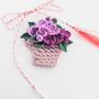 Brosa(martisor): Cos cu liliac