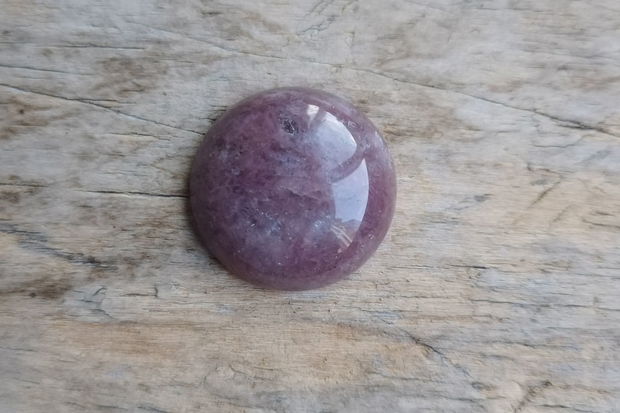 Cabochon cuart strawberry, 25 mm