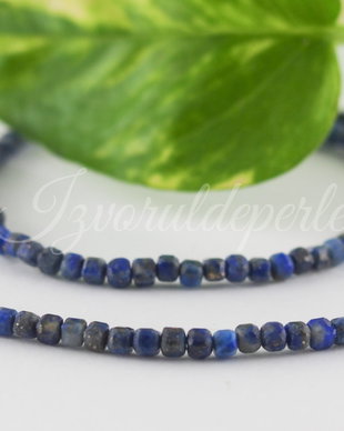 Lapis lazuli fatetat 2x2mm (0.5sir)