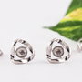 Baza cercei, argint 925 si cubic zirconia (1)