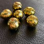 Perle Baroque electroplacate auriu 12~16x11.5~14 mm - 1 bucata