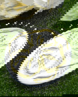 Brosa statement handmade unicat - Martisor (cod932)