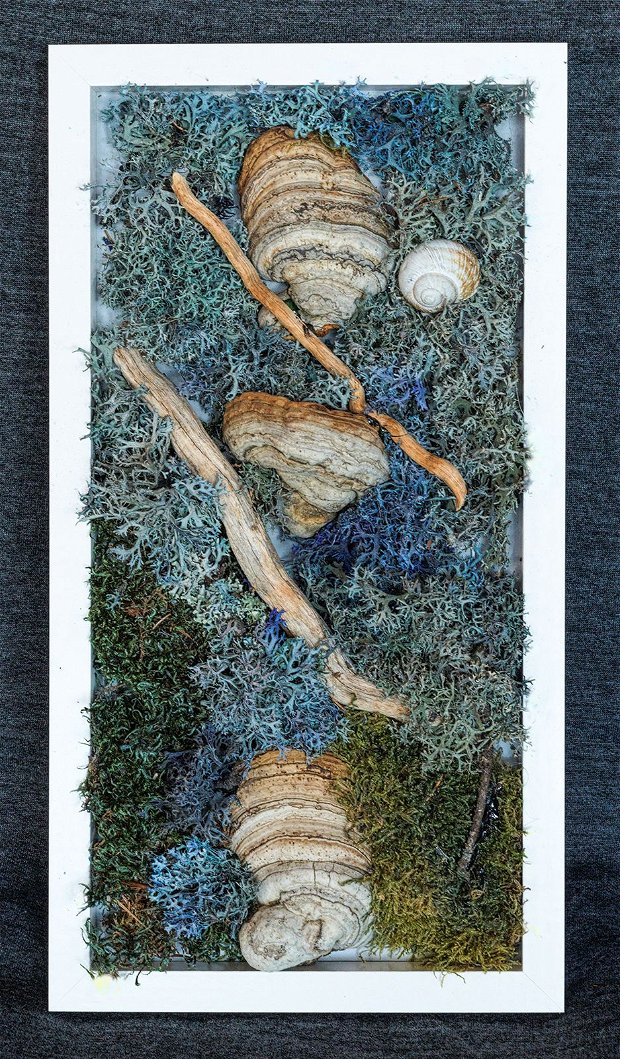 Tablou decorativ cu licheni