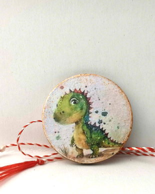 Martisor cu dinozaur