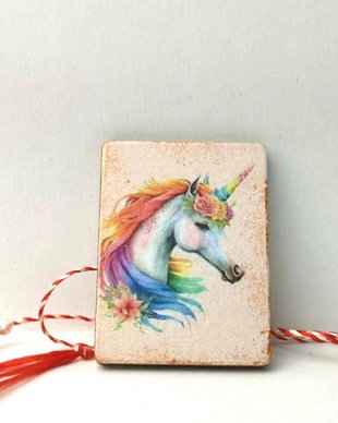 Martisor cu unicorn