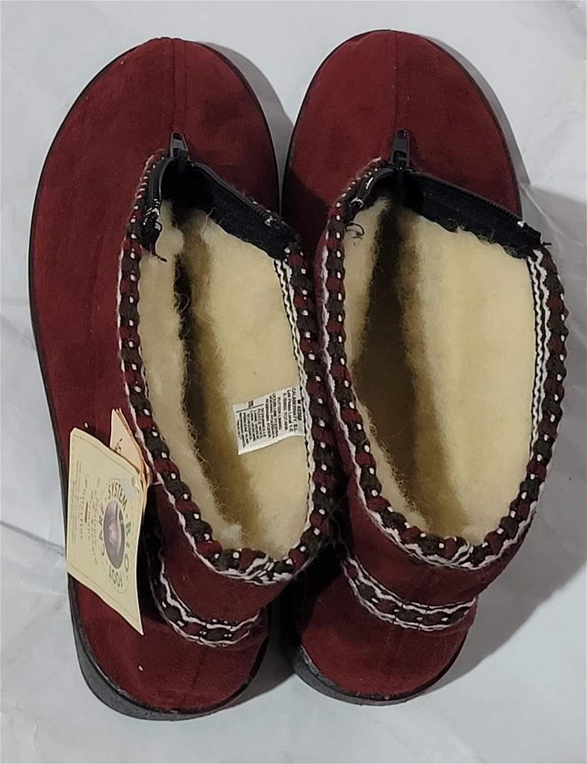 Papuci din lână tip gheata
