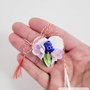 Brosa (martisor): Inimioara cu flori
