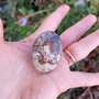 Inel Agata root plume si Argint 925 - IN1303 - Inel pietre semipretioase, inel maro reglabil, inel statement, cadou sotie, inel cadou, bijuterii cadou, bijuterii agate, cristale vindecatoare, cristaloterapie, cristale de colectie
