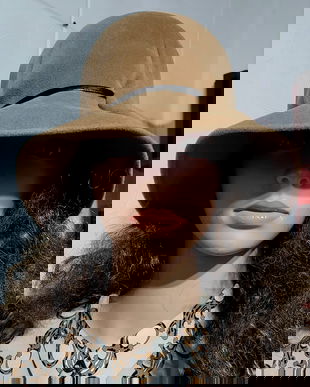 Palarie vintage  din stofa